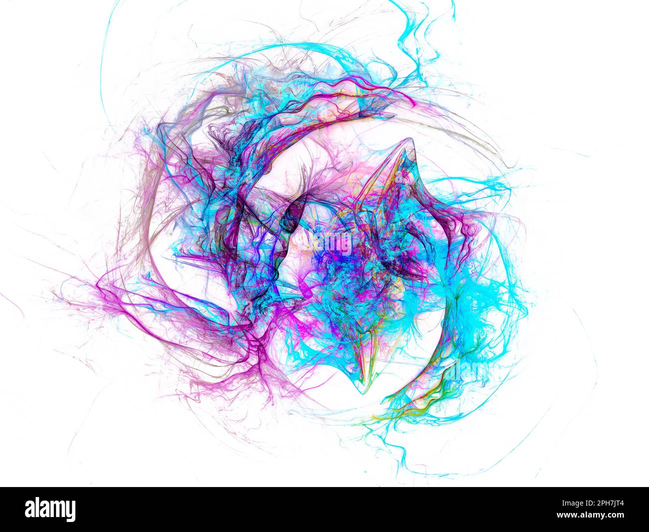 Entrez dans le Royaume enchanteur des fractales artificielles embarquez pour un voyage de complexité infinie et découvrez la beauté fascinante du design mathématique Banque D'Images