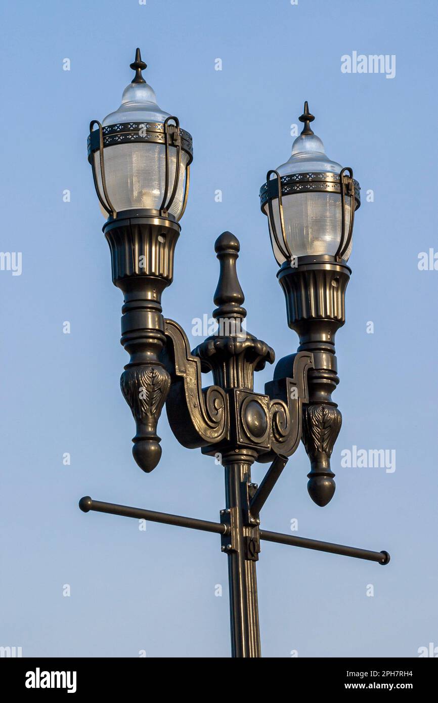 Lampadaire lampadaire historique préservation démodé Banque de  photographies et d'images à haute résolution - Alamy