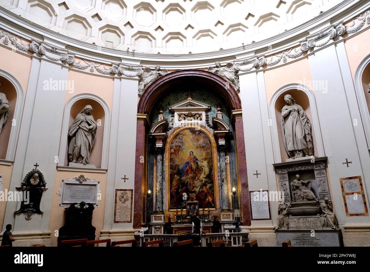 Chiesa San Bernardo alle terme à Rome, Italie Banque D'Images
