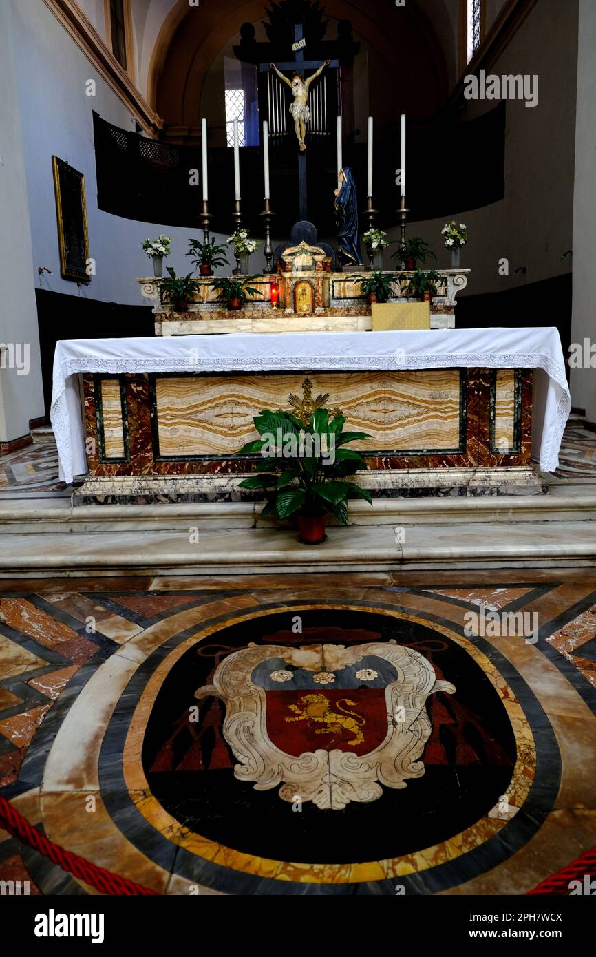 Autel de Chiesa San Bernardo alle terme à Rome Italie Banque D'Images