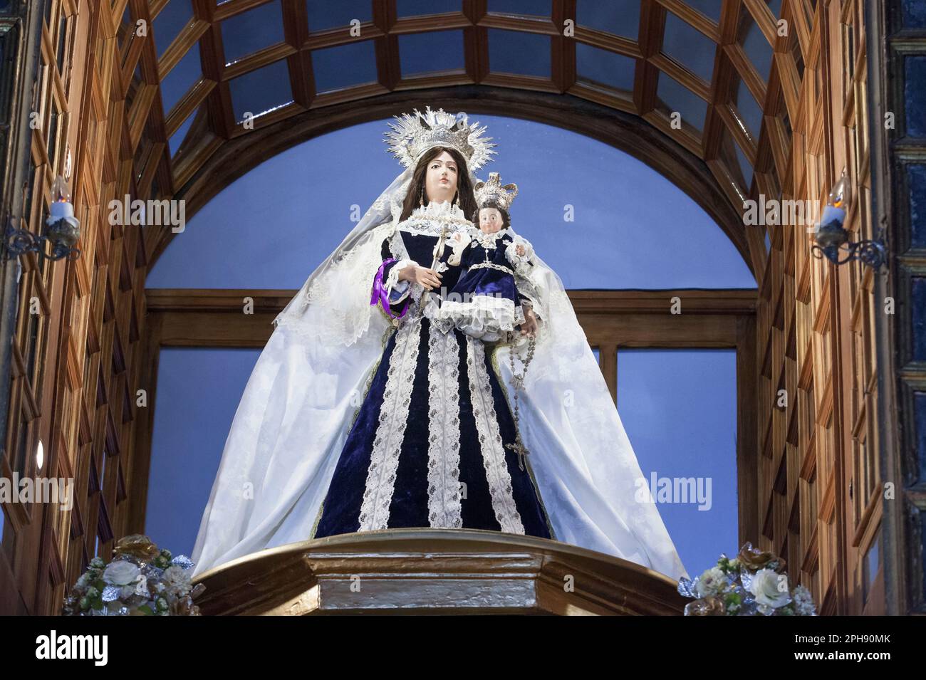 Fuente del Arco - Espagne - 1st novembre 2022 : notre Dame d'Ara, Fuente del Arco, Badajoz, Espagne. Banque D'Images