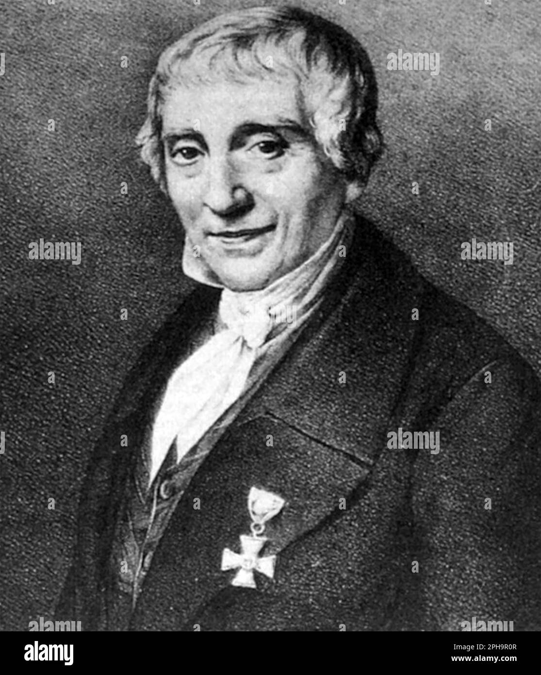 GEORG GROTEFEND (1775-1853) Epigraphe allemand Banque D'Images