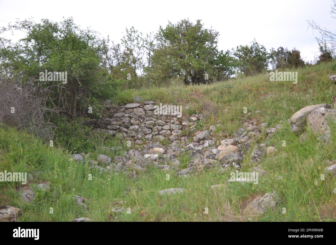 Grèce, Thessalie, Larisa, Elassona_Flampouro village_Old Watermill area Banque D'Images