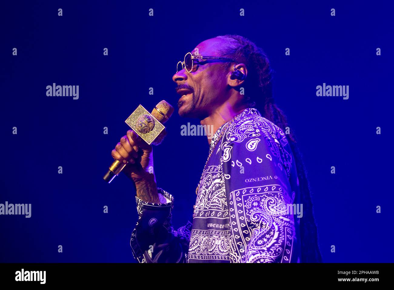 Berlin, Allemagne. 23rd mars 2023. Snoop Dogg a un concert à Max-Schmeling-Halle à Berlin, en Allemagne, sur 23 mars 2023. (Photo par Emmanuele Contini/NurPhoto) Credit: NurPhoto SRL/Alay Live News Banque D'Images