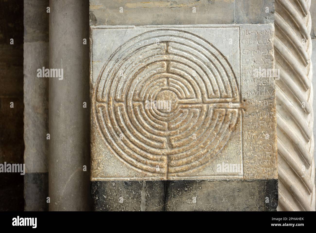 La ville encore fortifiée de Lucca en Toscane, Italie Banque D'Images