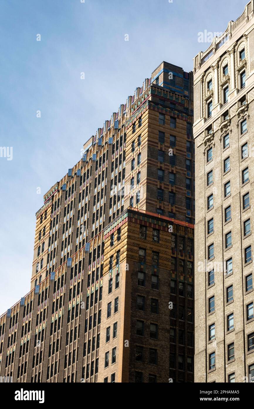 Le 2 Park Ave. Est situé le long du 4 Park Avenue à l'extrémité sud du quartier historique de Murray Hill, 2023, New York Banque D'Images