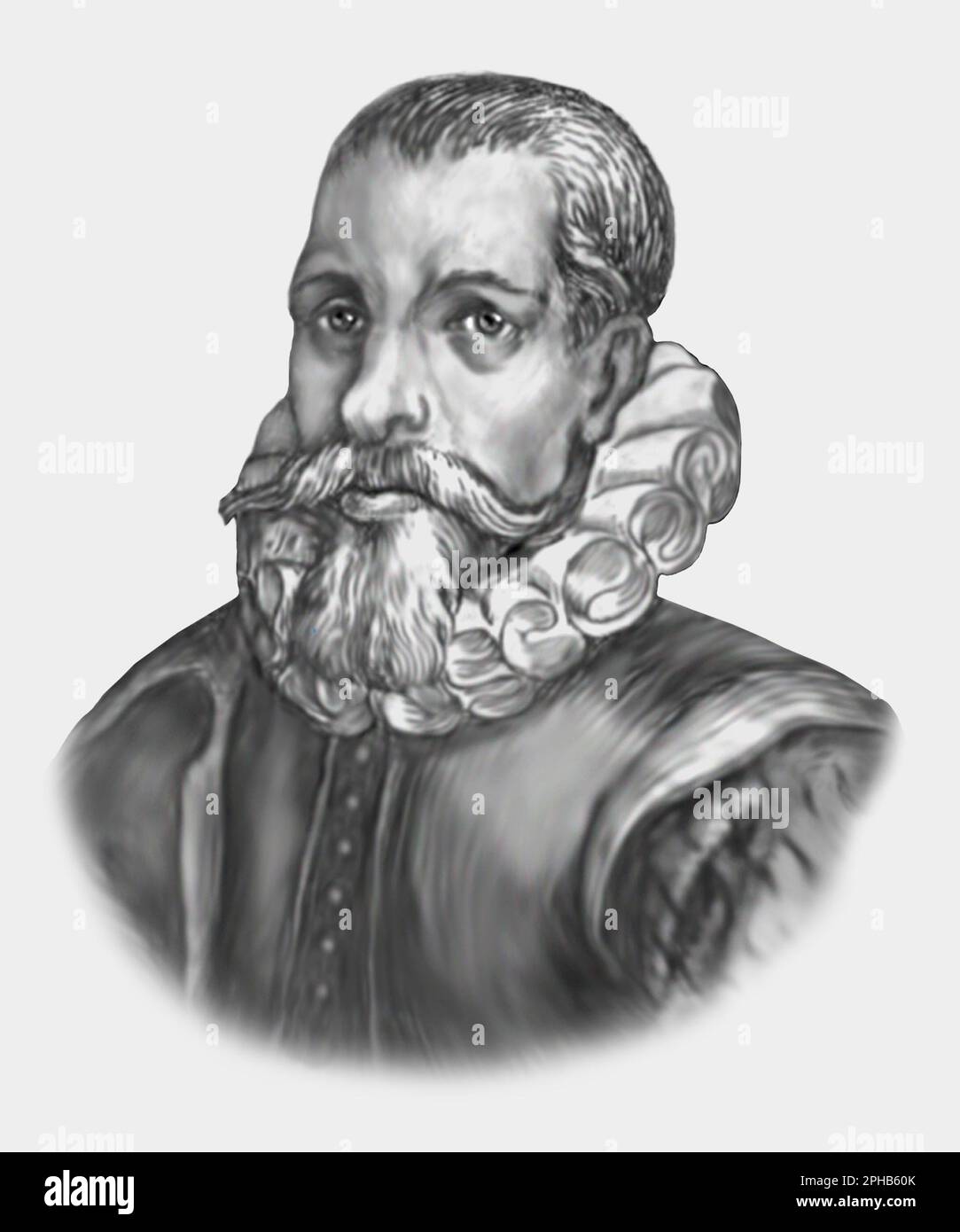 Willem Cornelisz Schouten c1567-1625 navigateur néerlandais Banque D'Images
