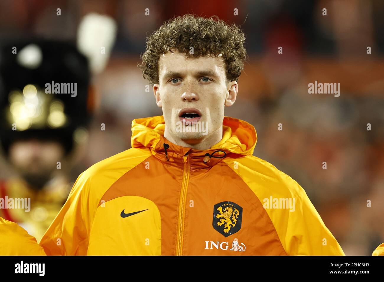 Rotterdam, pays-Bas. 27th mars 2023. ROTTERDAM - Mats Wieffer de Hollande lors du match de qualification de l'UEFA European Championship entre les pays-Bas et Gibraltar à Feyenoord Stadion de Kuip on 27 mars 2023 à Rotterdam, pays-Bas. ANP MAURICE VAN STONE crédit: ANP/Alay Live News crédit: ANP/Alay Live News Banque D'Images