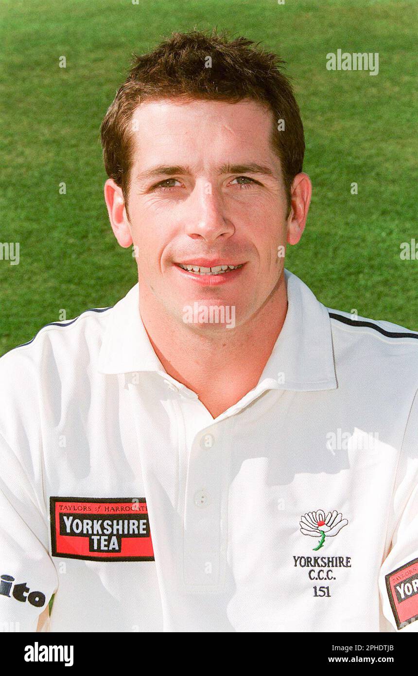 FICHIER PICS. Photo par Ben Duffy/SWpix.com - 11/03/2003 - Cricket - Yorkshire County Cricket Club photo Call - Headingley Cricket Ground, Leeds, Angleterre - Matthew Wood. Banque D'Images