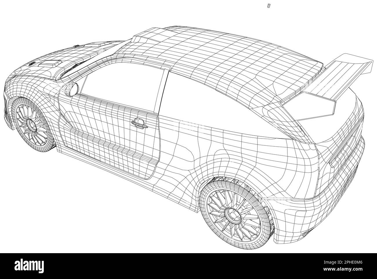 Vecteur voiture de rallye et de dérive. Transport Autocross. Format EPS10 Illustration de Vecteur