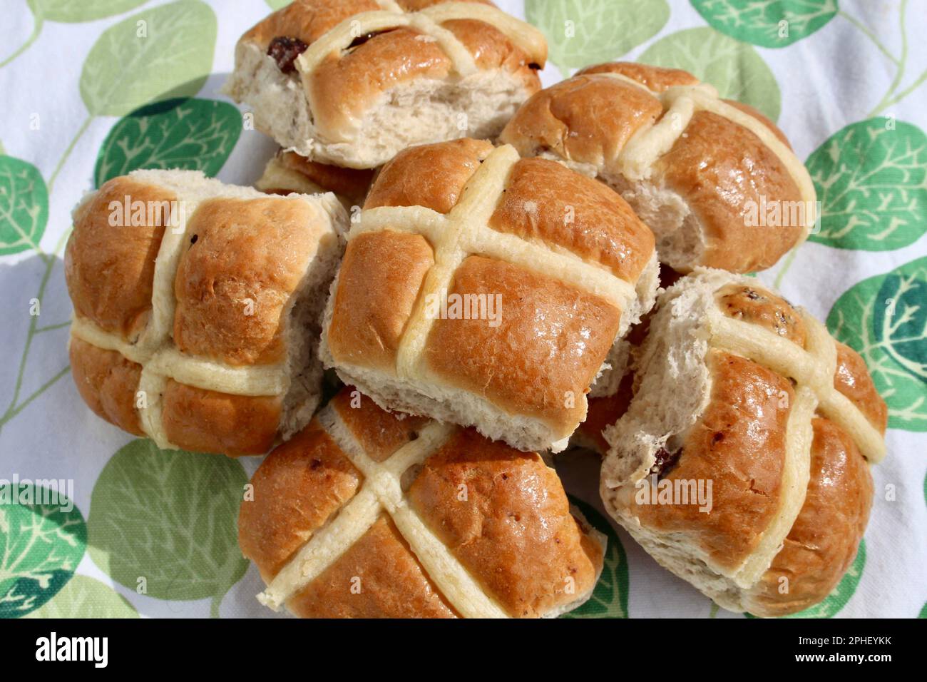 Hot Cross Buns cadeau de Pâques Vendredi Saint Banque D'Images