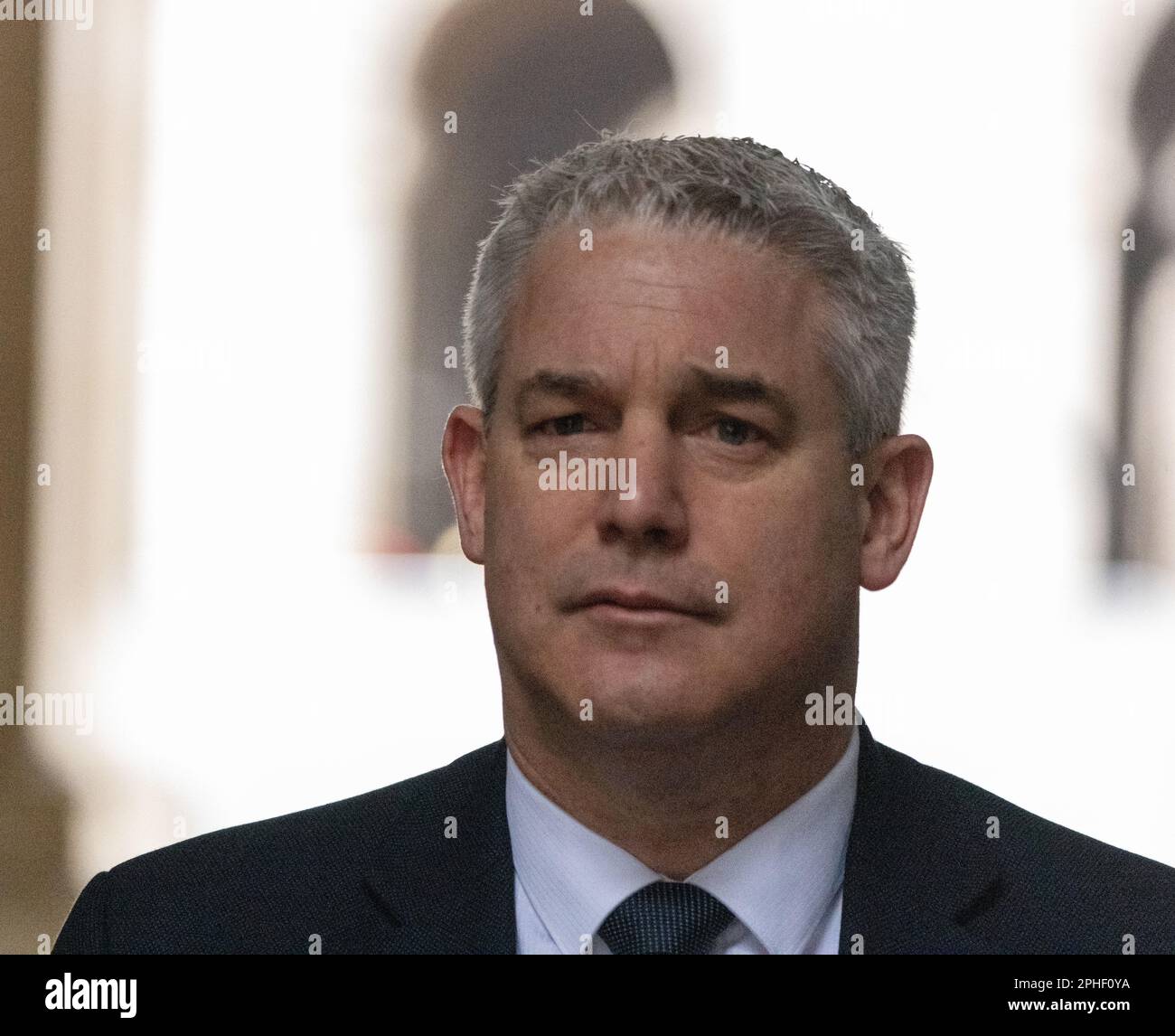 Londres, Royaume-Uni. 28th mars 2023. Steve Barclay, secrétaire à la Santé, quitte une réunion du Cabinet au 10 Downing Street London. Crédit : Ian Davidson/Alay Live News Banque D'Images