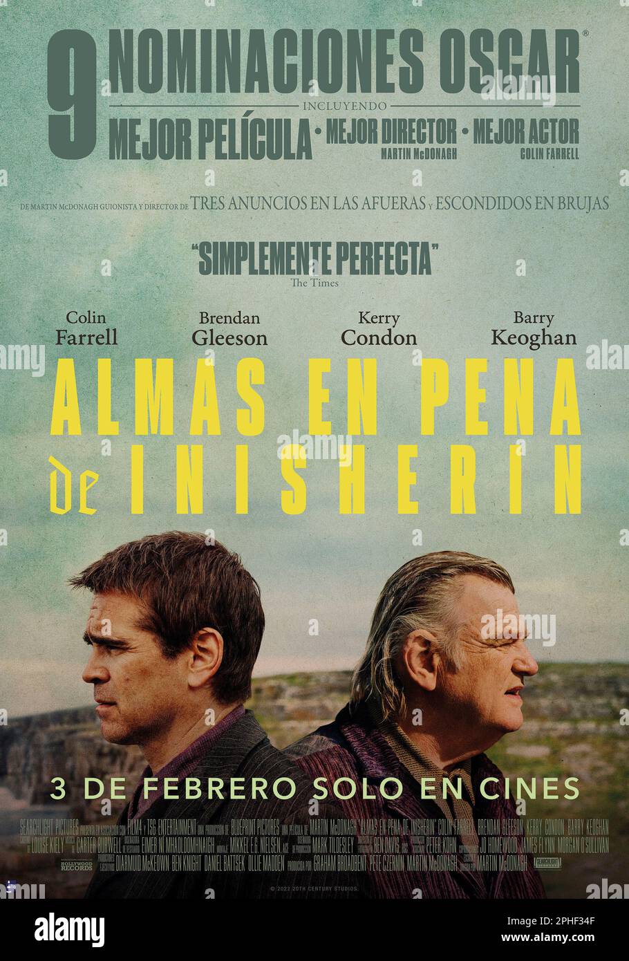 LES BANSHEES D'INISHERIN (2022), DIRIGÉ PAR MARTIN MCDONAGH. Credit: BluePrint Pictures / Fox Searchlight / Album Banque D'Images