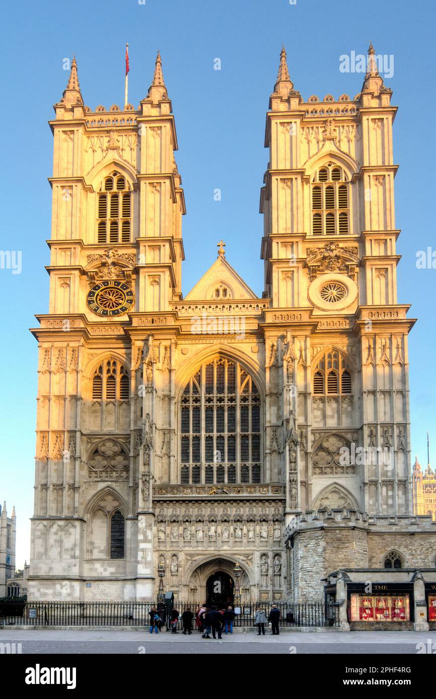 L'Abbaye de Westminster Londres Banque D'Images