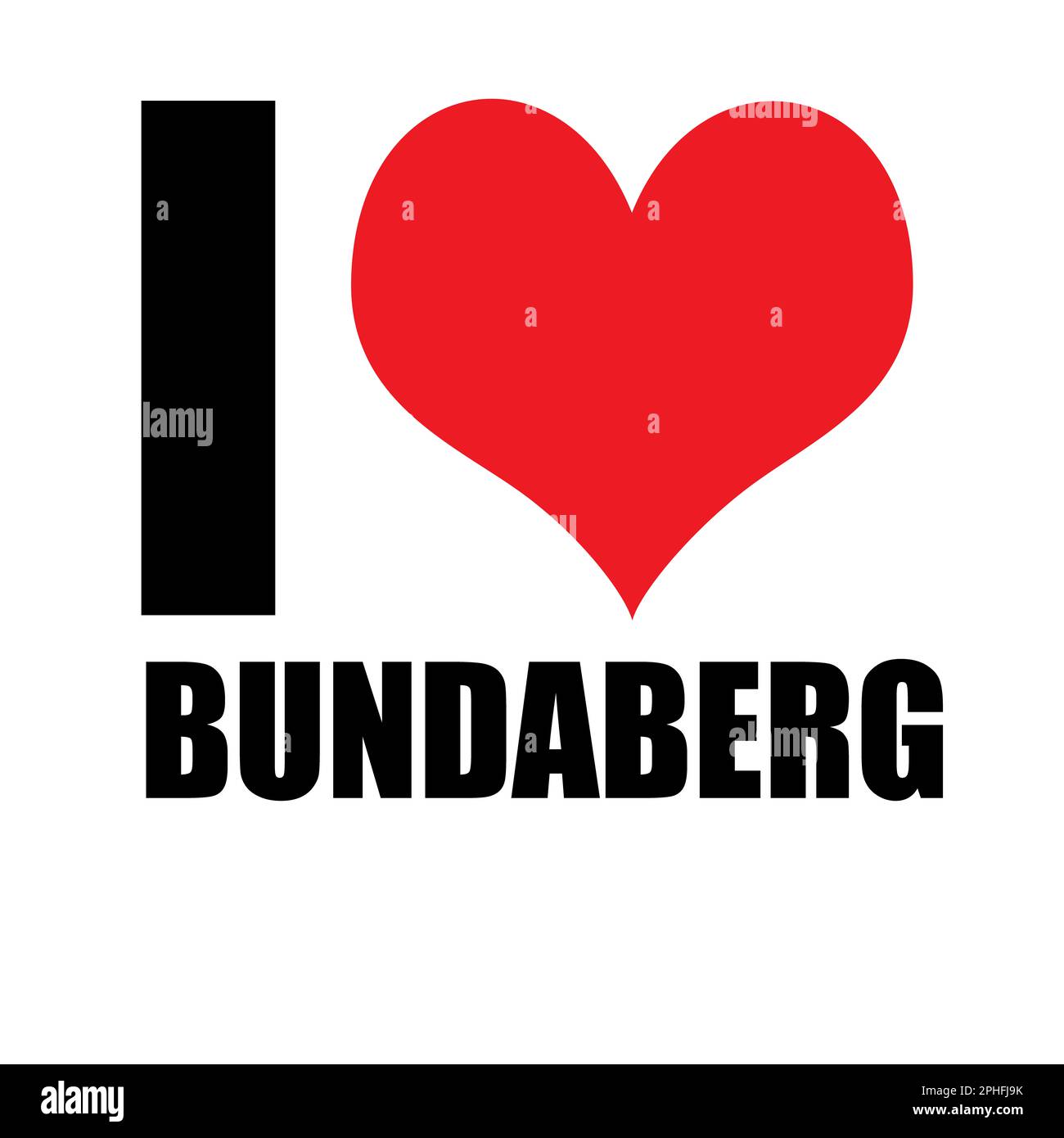 J'adore le design urbain blanc Banque D'Images