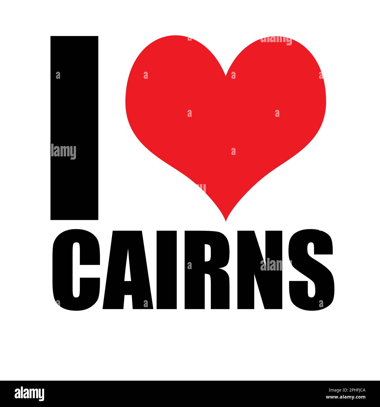 J'adore le design urbain blanc Banque D'Images