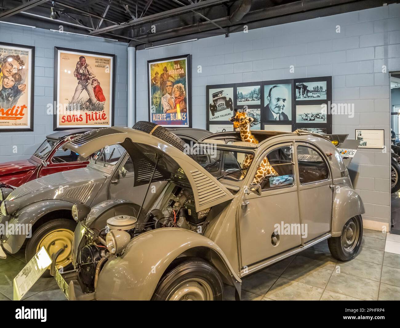 Voitures dans le Tampa Bay automobile Museum à Pinellas par Florida USA Banque D'Images