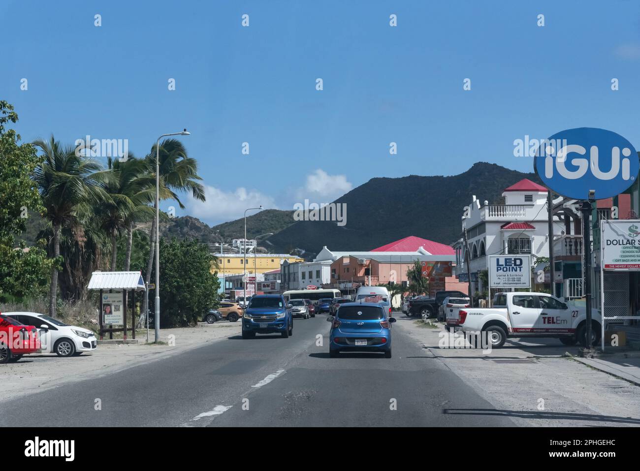 St. Maarten, Caraïbes du Sud , Banque D'Images