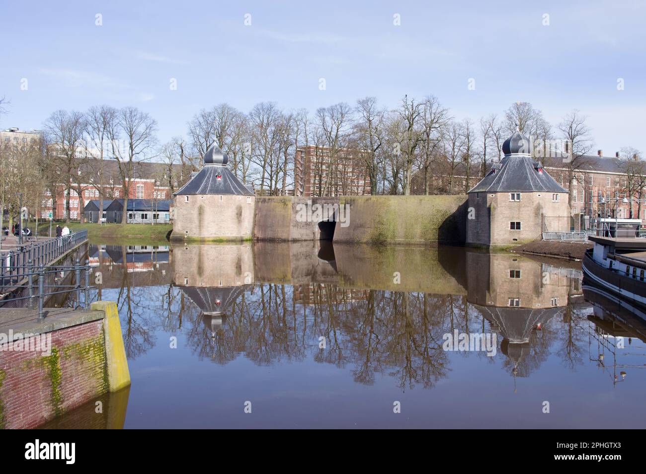 Spanish Gate a également appelé Spanjaardsgat à Breda, aux pays-Bas Banque D'Images