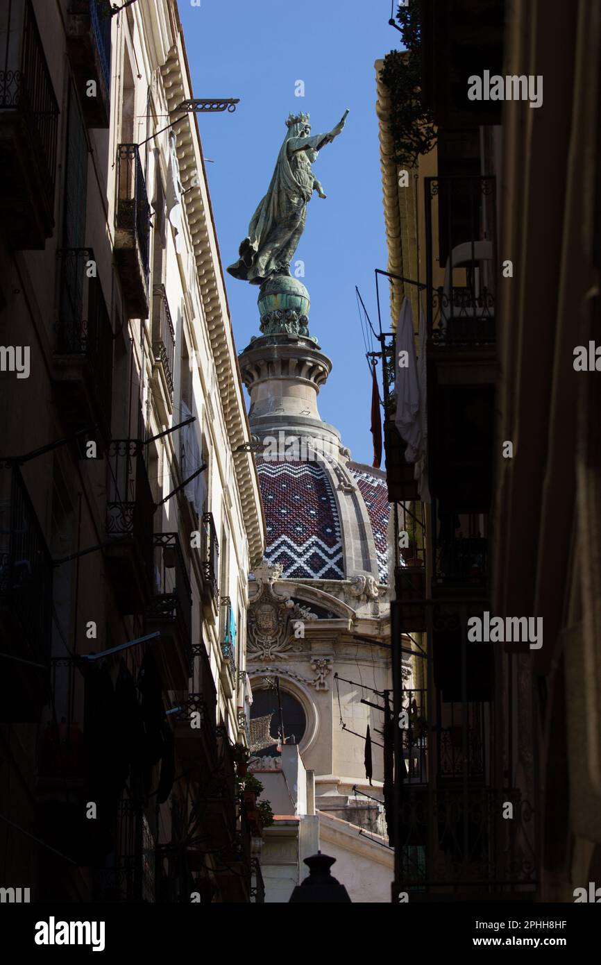 Basilique de notre Dame de la Miséricorde, Barcelone, Espagne. Banque D'Images