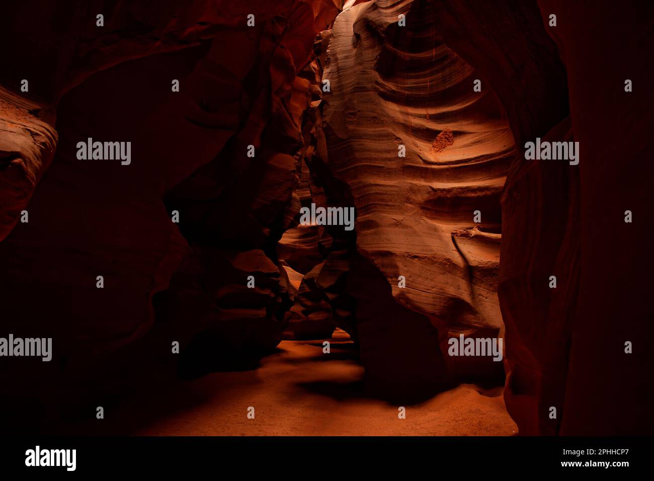 À l'intérieur du Upper Antelope Canyon, Arizona, États-Unis Banque D'Images