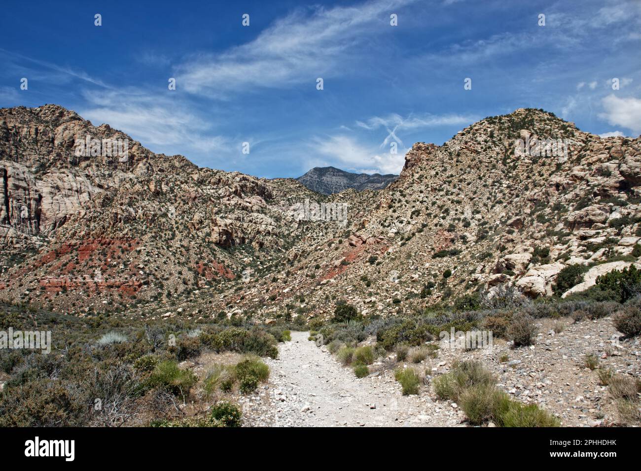 Paysage de Red Rock Canyon, Nevada, États-Unis Banque D'Images