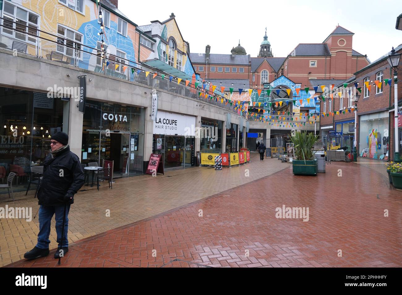 Centre-ville de Sheffield Orchard Square Banque D'Images