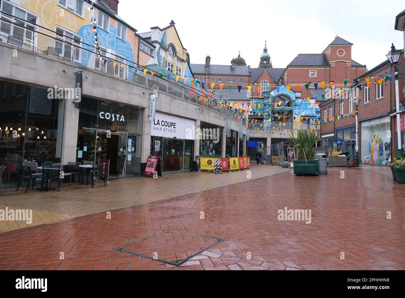 Centre-ville de Sheffield Orchard Square Banque D'Images