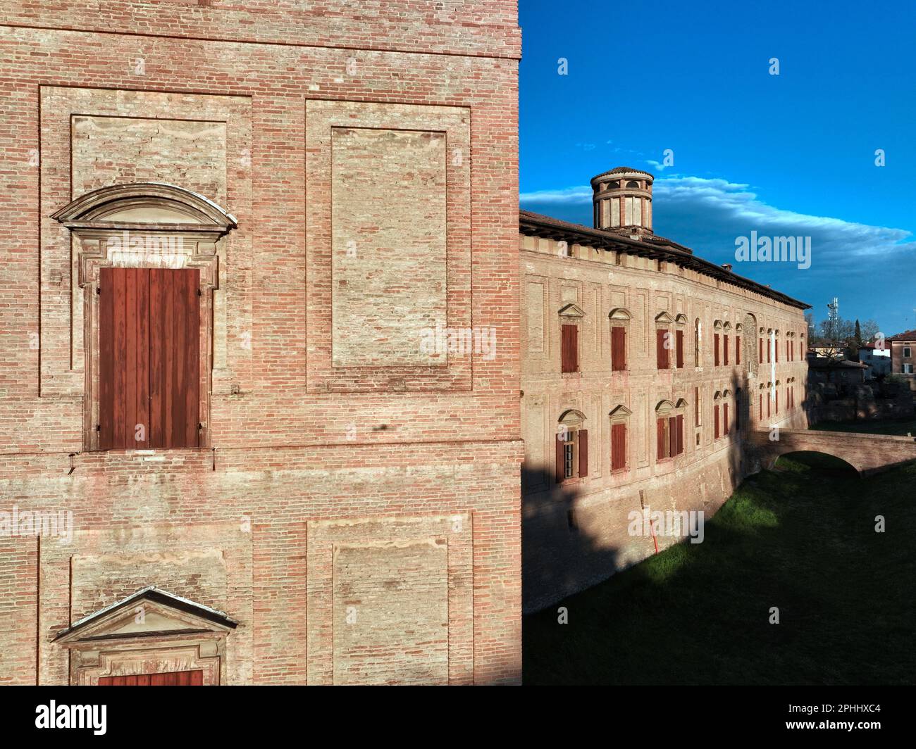 Le château de Boiardo, aussi appelé Rocca de Scandiano ou château de Scandiano. Scandiano, Reggio Emilia, Emilia Romagna, Italie Banque D'Images