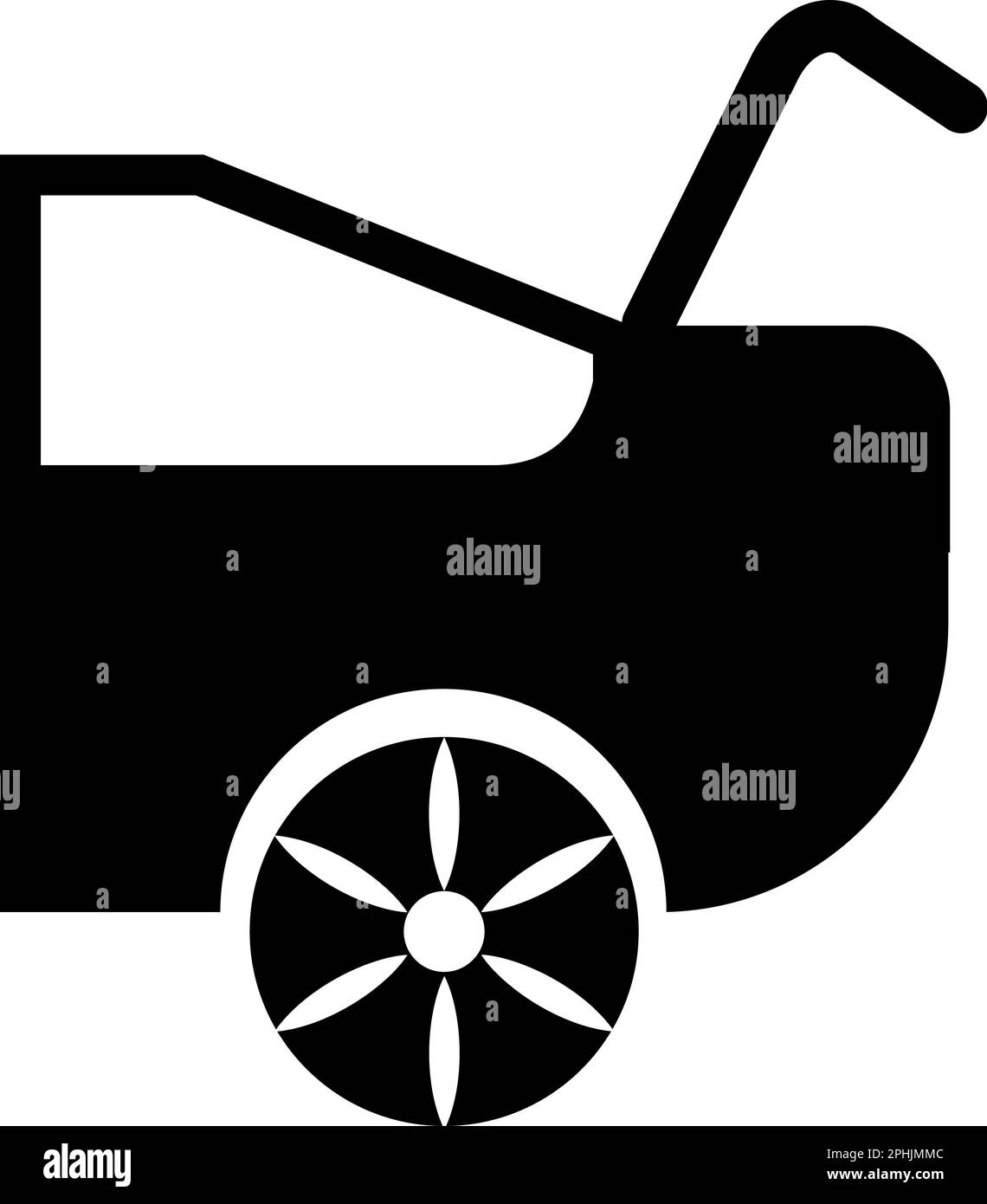 icône de coffre ouvert sur fond blanc. voiture avec panneau de coffre ouvert. symbole de coffre. style plat. Banque D'Images