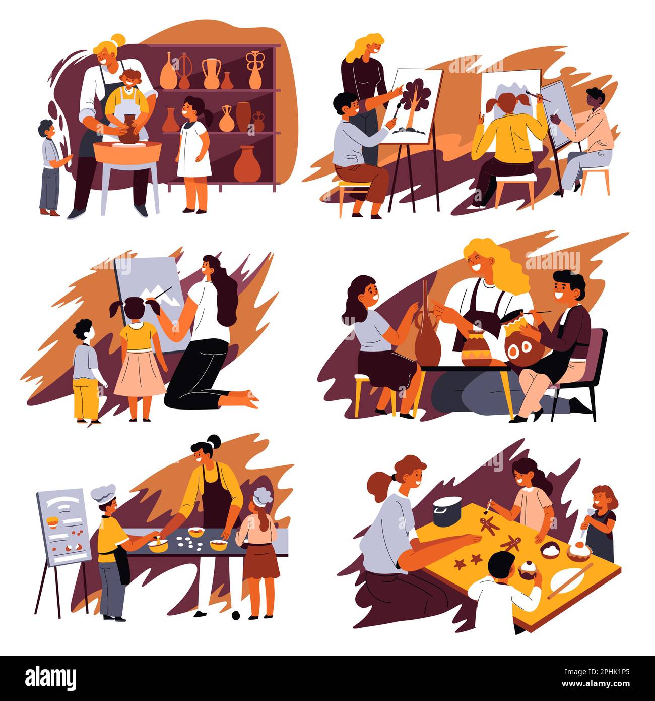 Créer le développement des compétences à l'école sur les leçons Illustration de Vecteur