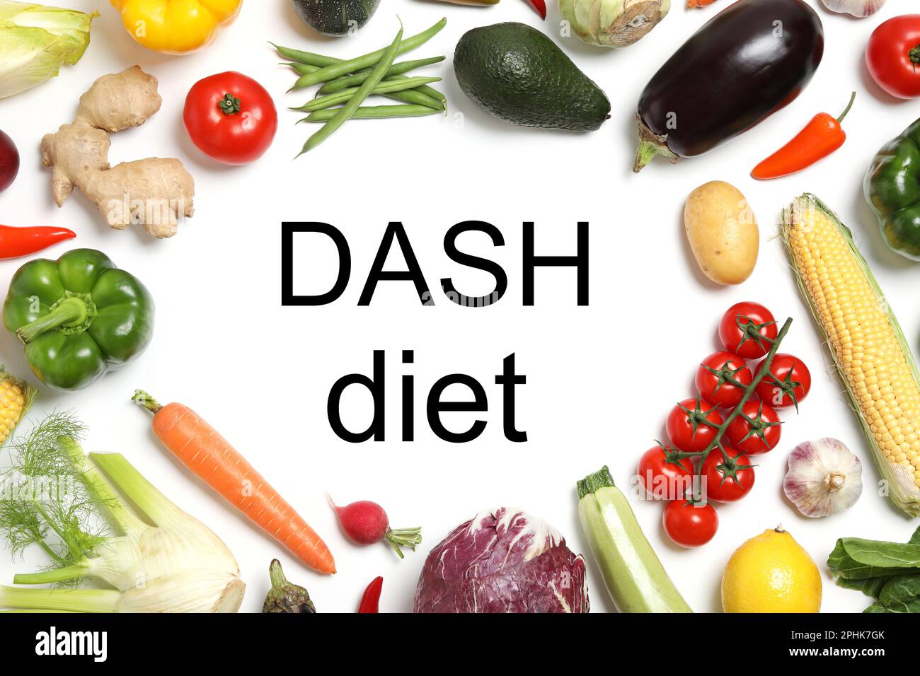 Alimentation équilibrée pour UN régime DASH pour arrêter l'hypertension ...