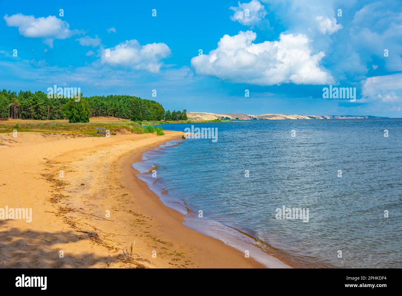 Côte de la merde de Curonie en Lituanie. Banque D'Images