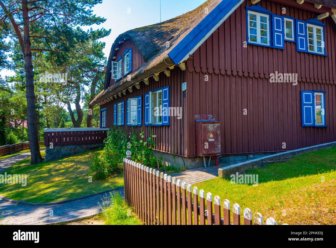 Thomas Mann Culture Centre dans la ville lituanienne Nida. Banque D'Images