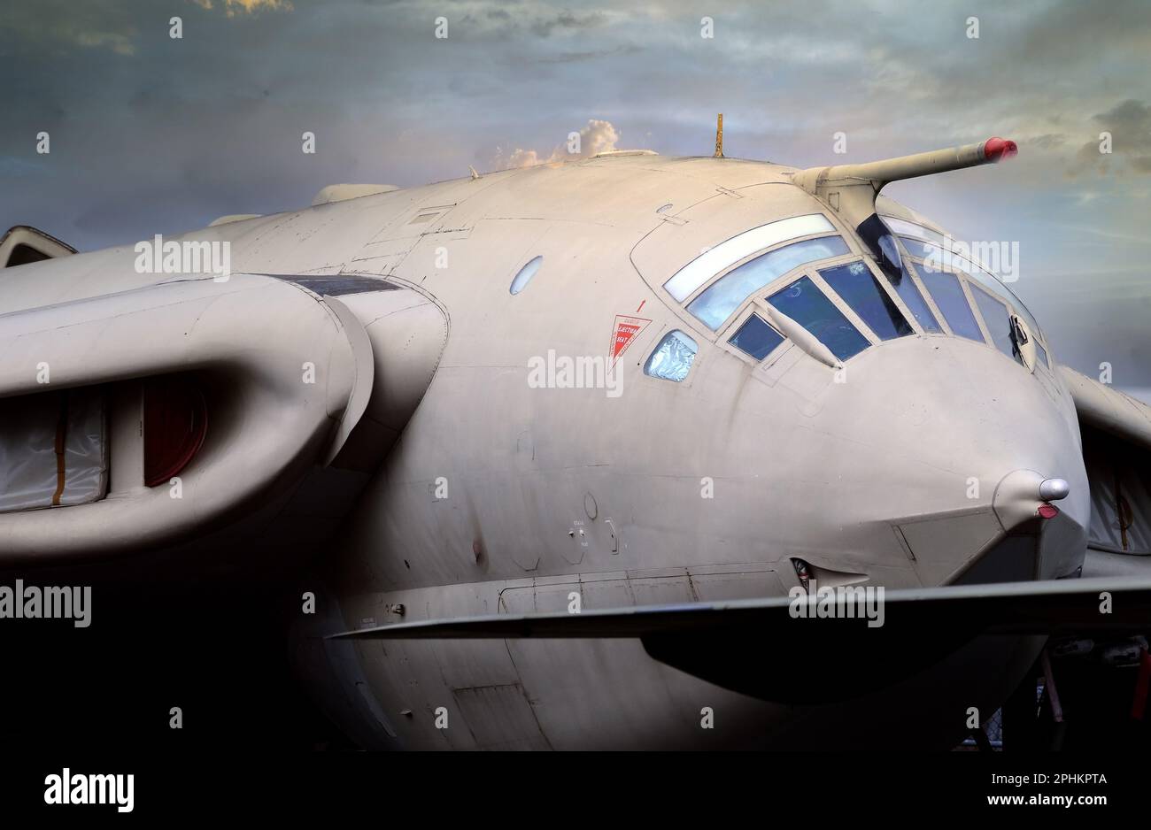 Le Handley page Victor est un bombardier stratégique britannique développé et produit par Handley page pendant la Guerre froide. Banque D'Images