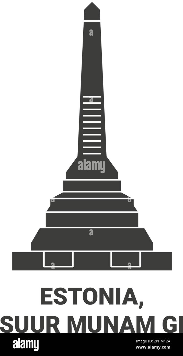 Estonie, Suur Munamgi Voyage repère illustration vecteur Illustration de Vecteur