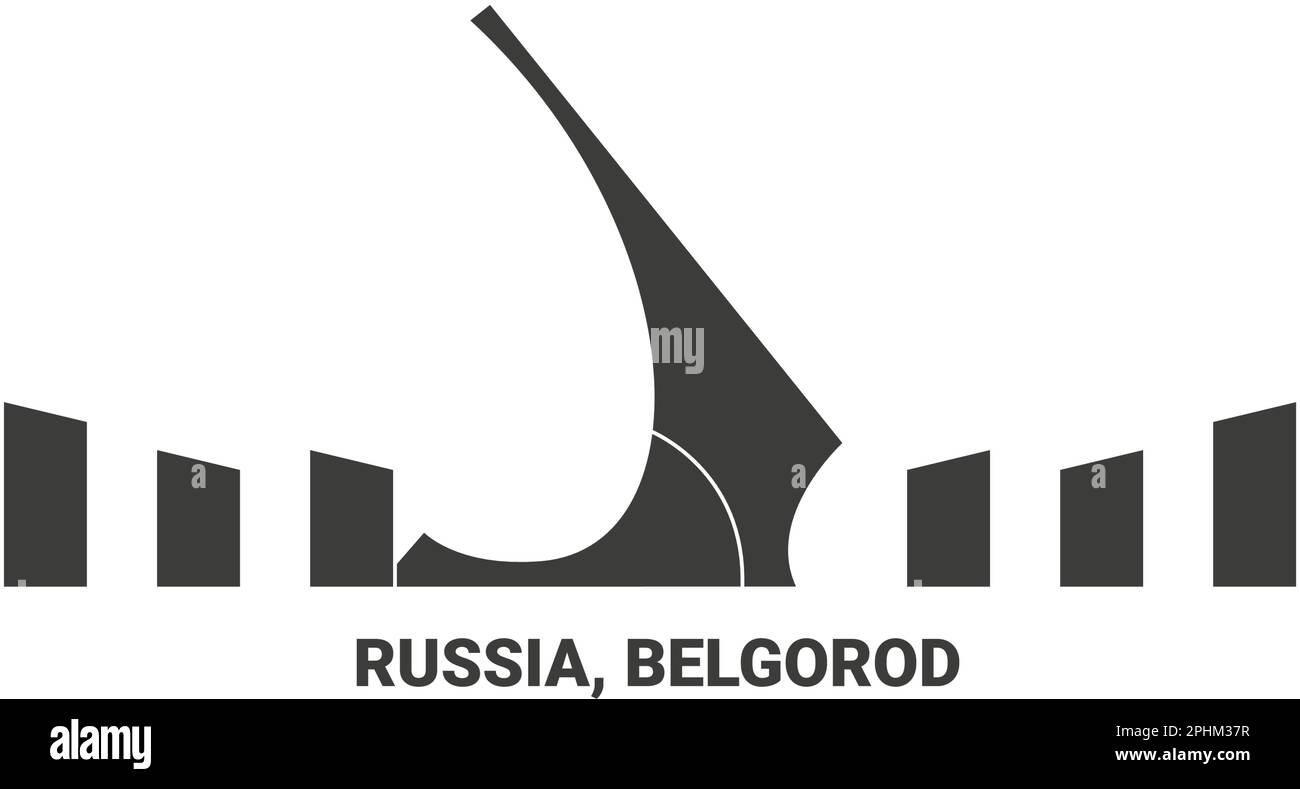 Russie, Belgorod, illustration vectorielle de voyage Illustration de Vecteur