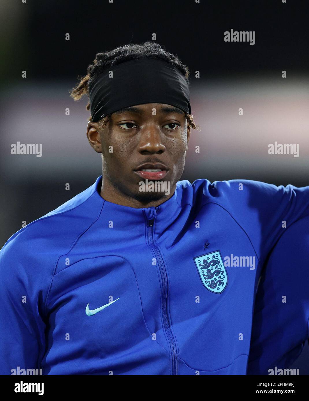 Londres, Royaume-Uni. 28th mars 2023. Noni Madueke d'Angleterre lors du match international de l'UEFA Under21 à Craven Cottage, Londres. Le crédit photo devrait se lire: David Klein/Sportimage crédit: Sportimage/Alay Live News Banque D'Images
