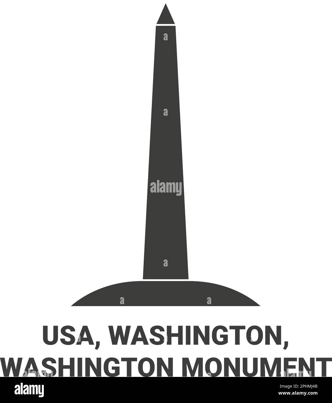 USA, Washington, Washington Monument Voyage illustration vecteur Illustration de Vecteur