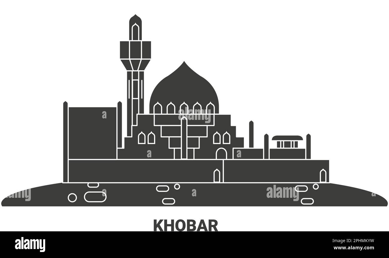 Arabie Saoudite, Khobar Voyage illustration vecteur Illustration de Vecteur