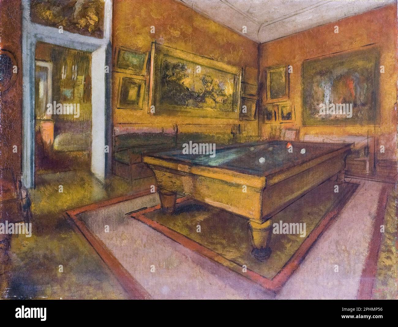 Billiard painting Banque de photographies et d'images à haute résolution -  Alamy