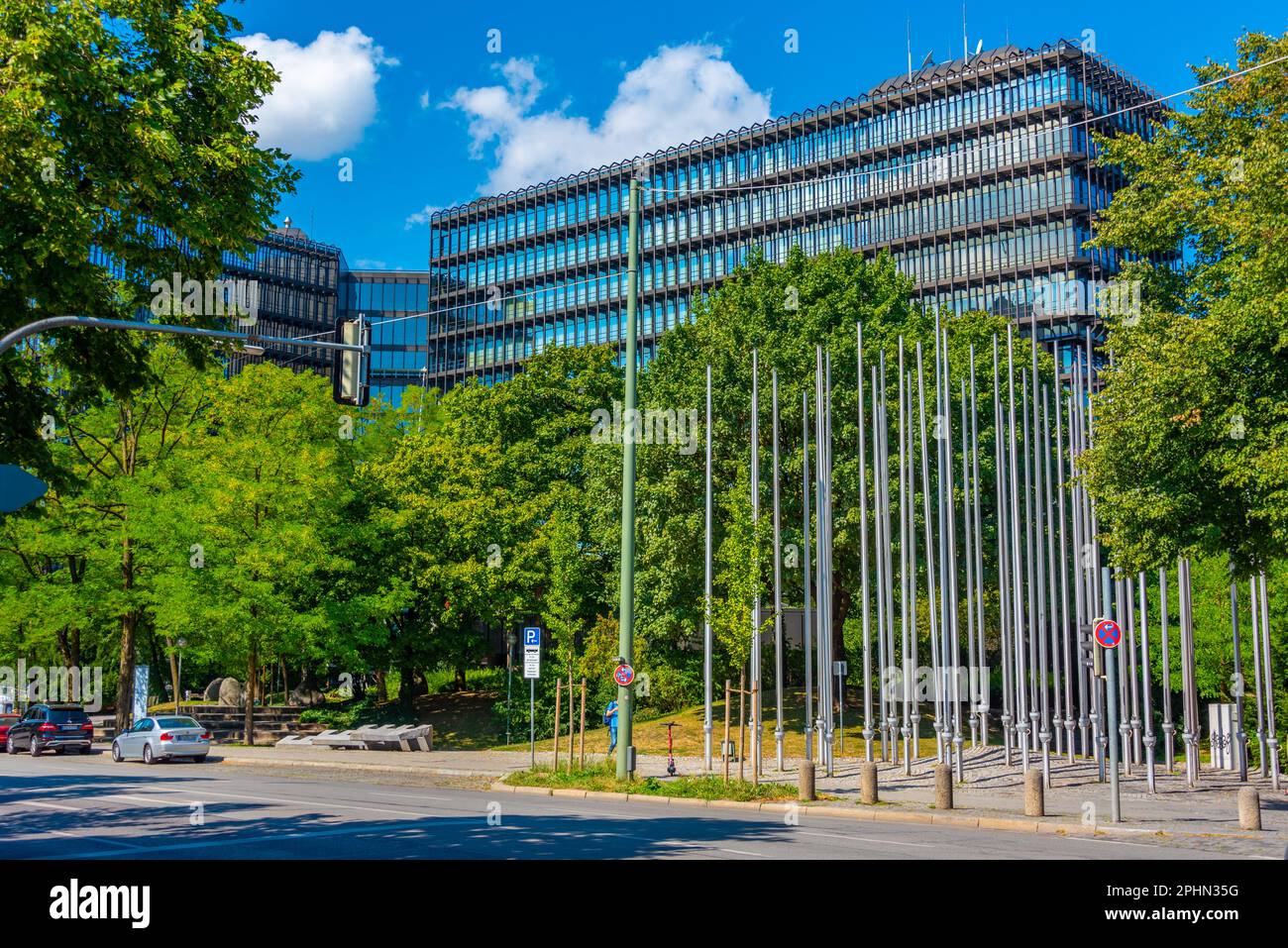 Office européen des brevets de la ville allemande de Munich. Banque D'Images