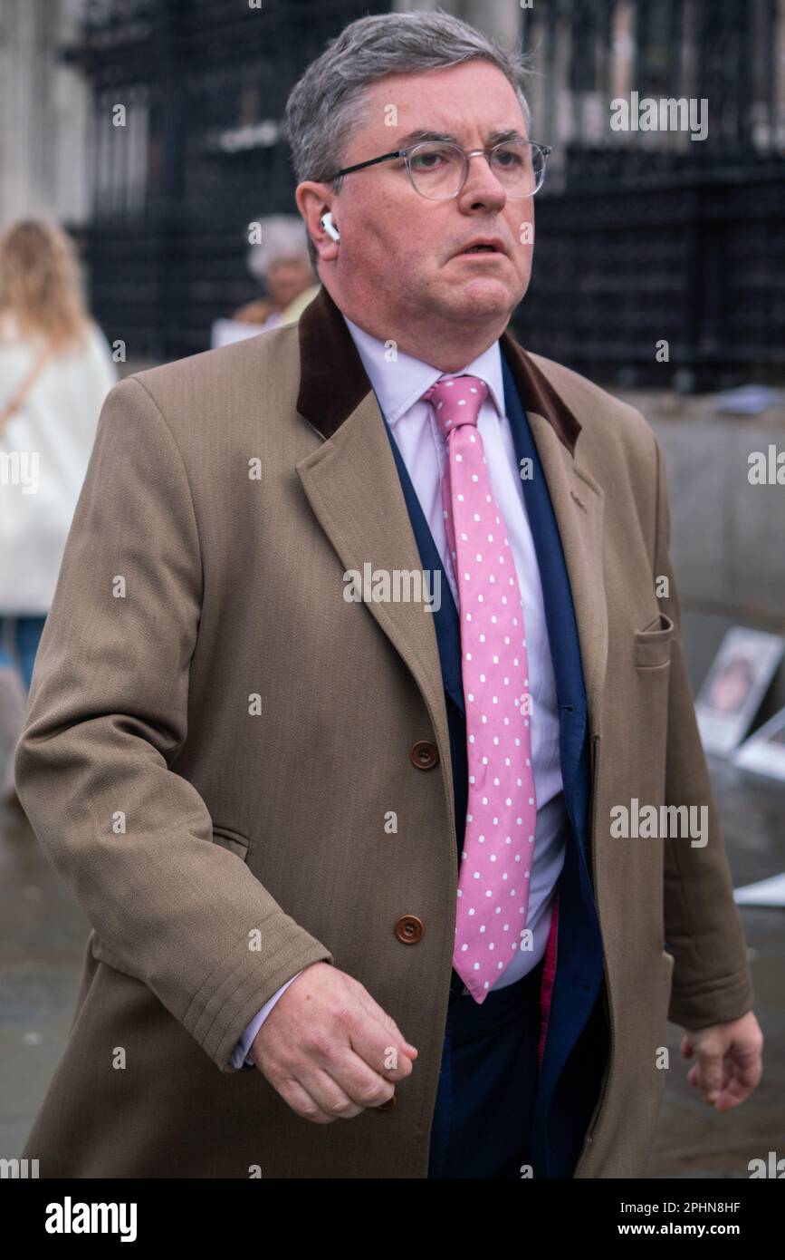 Londres Royaume-Uni 29 mars 2023. Robert Buckland, député conservateur de South Swindon Credit: amer ghazzal/Alamy Live. Actualités Banque D'Images