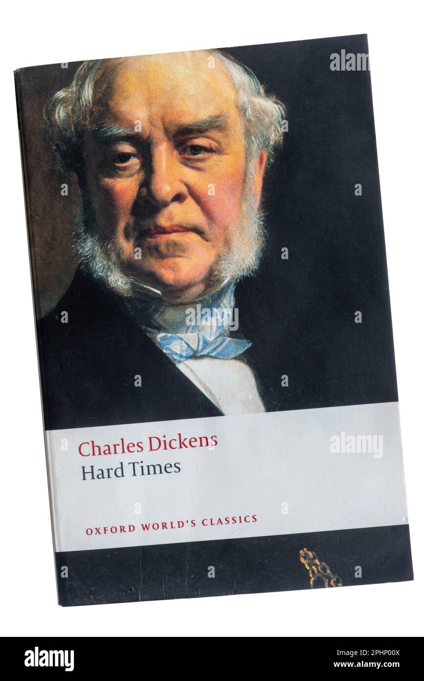 Livre classique de Hard Times par l'auteur Charles Dickens, livre de poche Banque D'Images