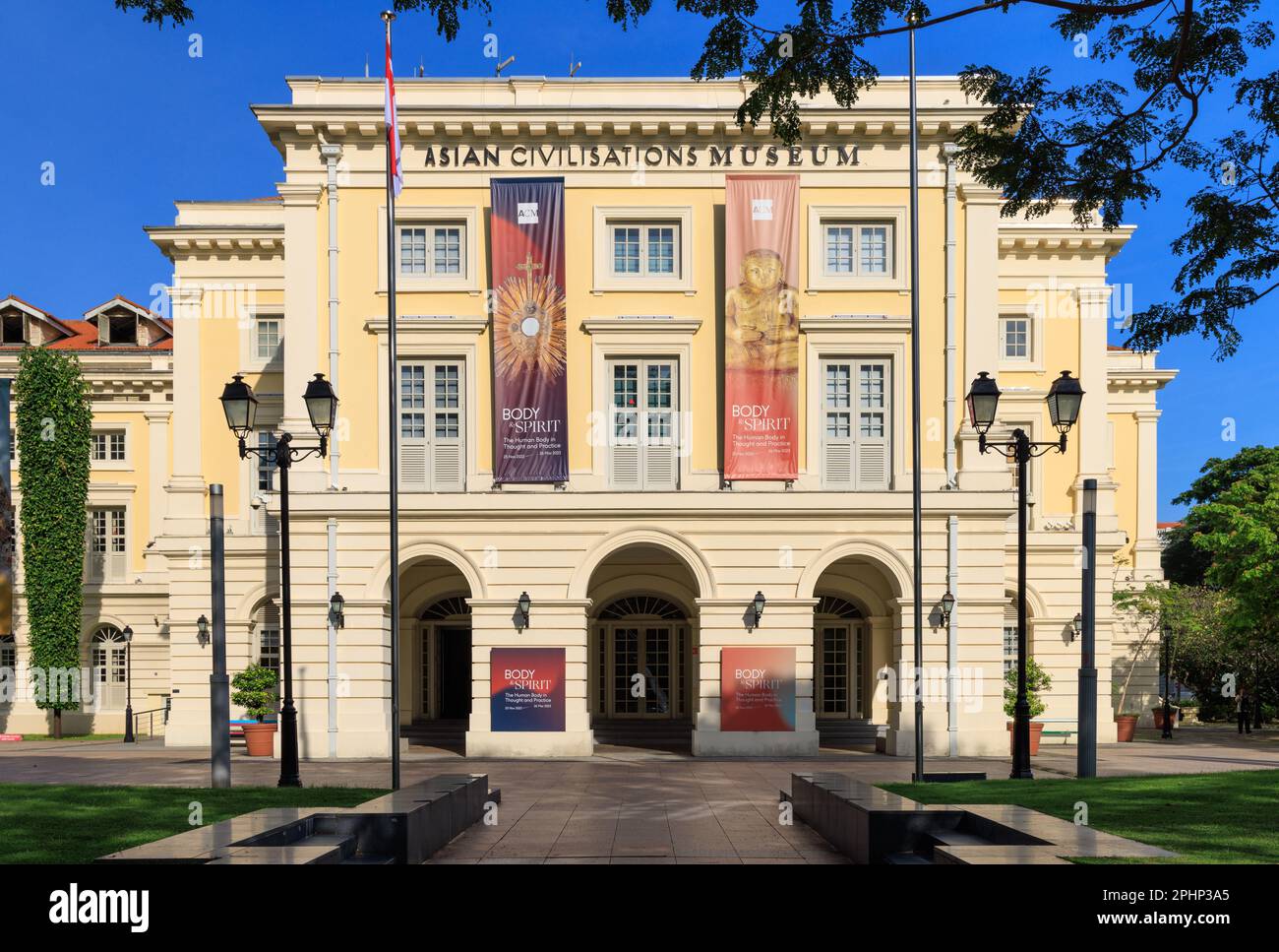 Musée des civilisations asiatiques, Empress place, Singapour Banque D'Images