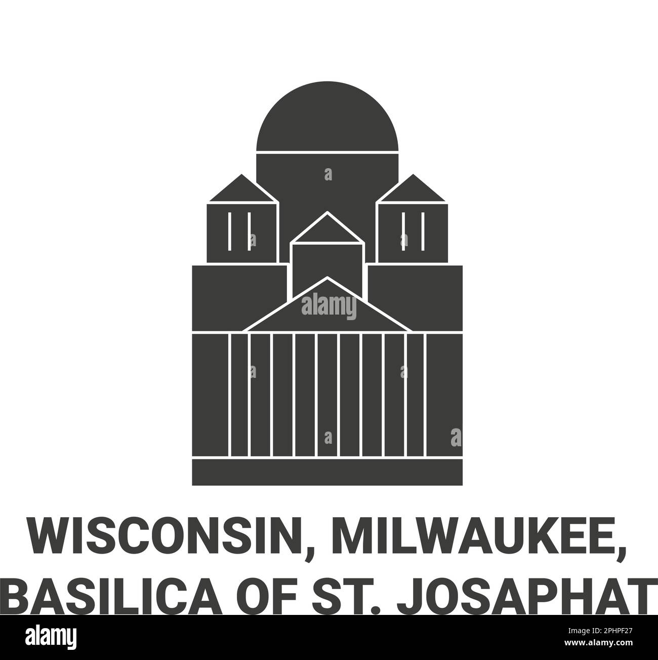 États-Unis, Wisconsin, Milwaukee, Basilica of St. Illustration du vecteur de repère de voyage de Josaphat Illustration de Vecteur États-Unis, Wisconsin, Milwaukee, Basilica of St. Illustration du vecteur de repère de voyage de Josaphat Illustration de Vecteur