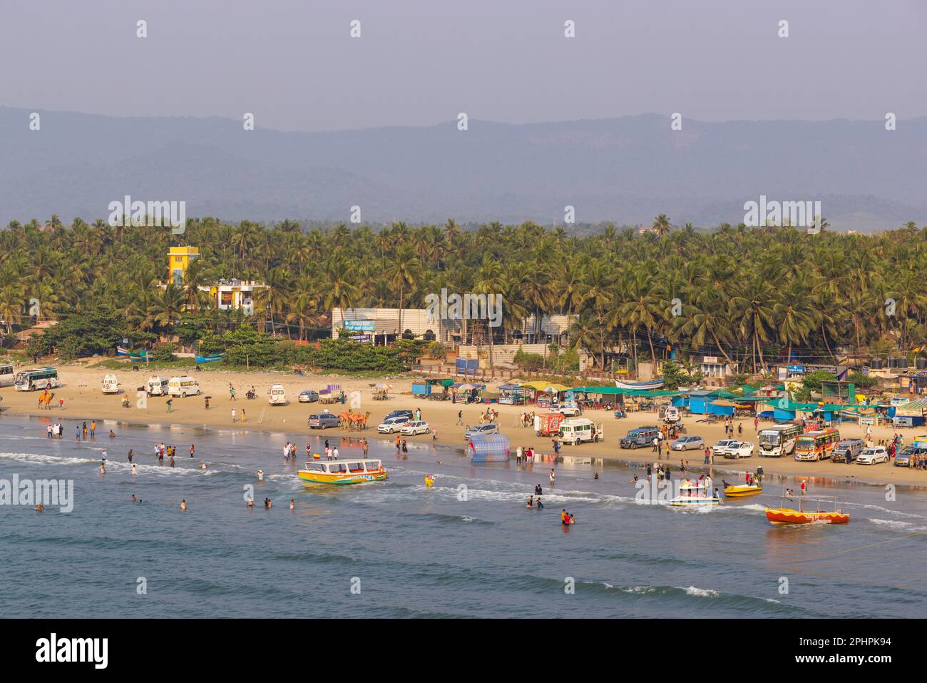 Murudeshwar Beach (Ville côtière de Karnataka, Inde) Banque D'Images