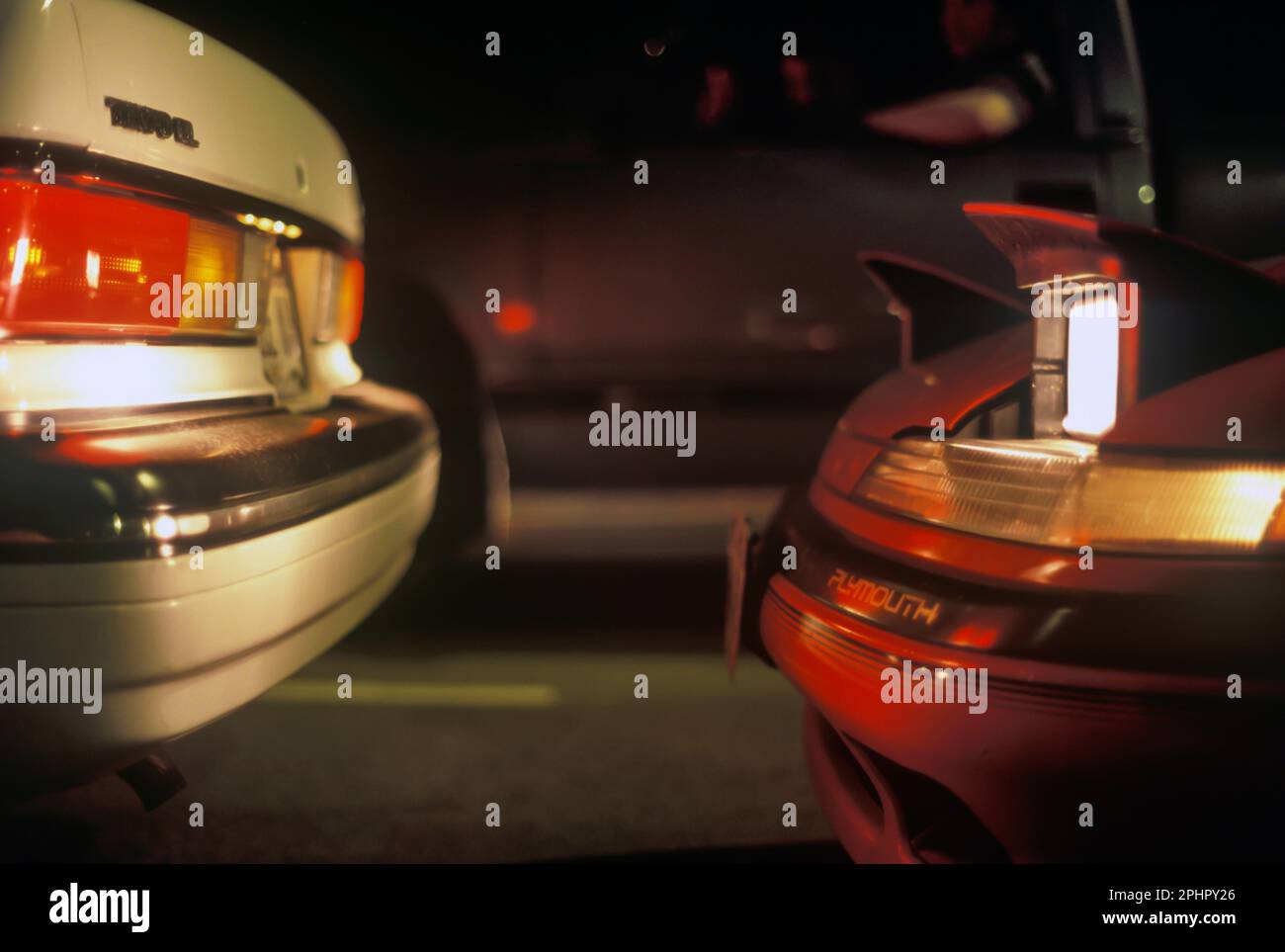 1992 HISTORIQUE DE TRAFIC DE PARE-CHOCS À PARE-CHOCS Banque D'Images