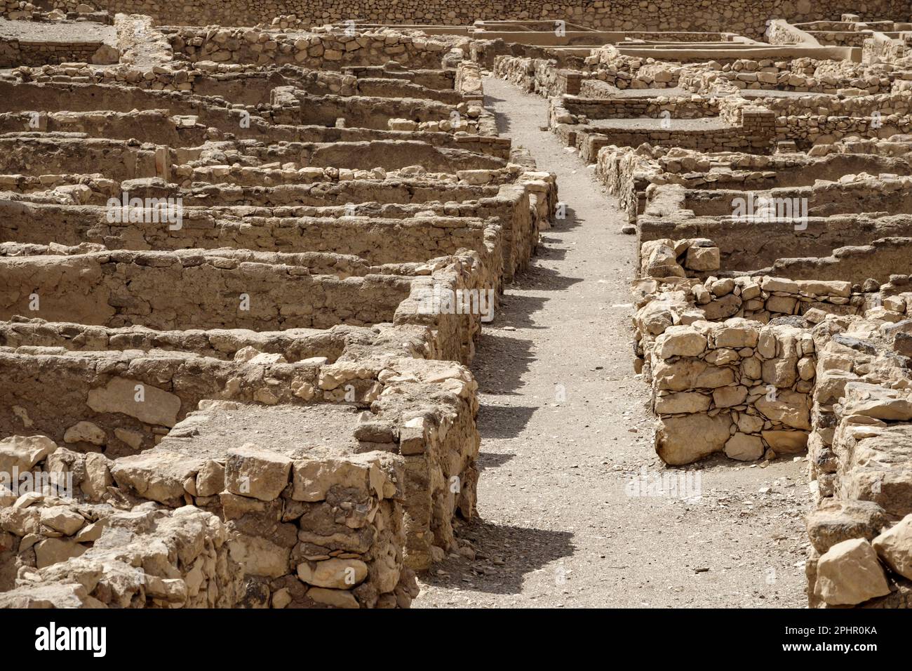 Deir el-Médineh, village près de la Vallée des Rois, rive ouest du Nil, Louxor, Egypte Banque D'Images