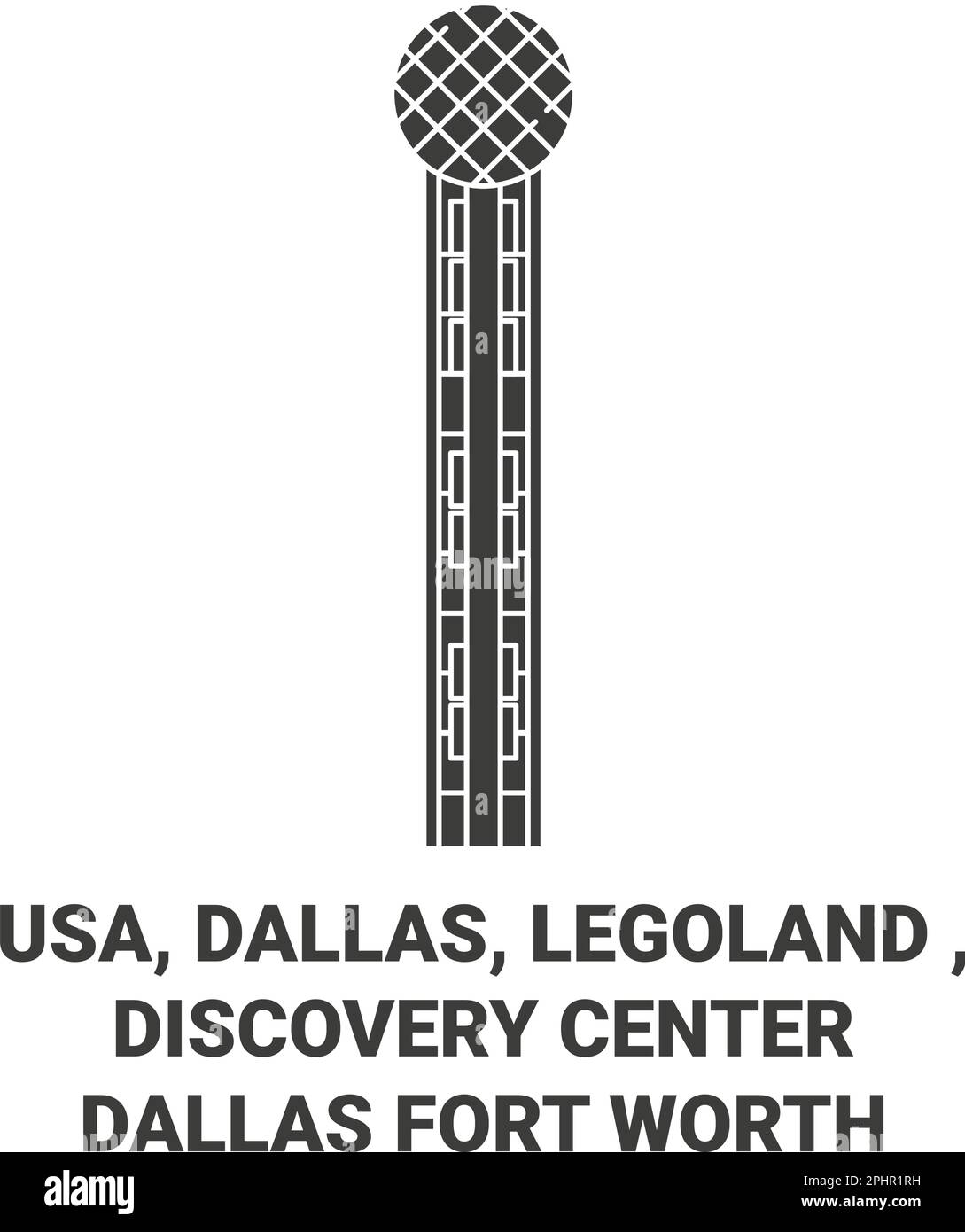 Etats-Unis, Dallas, Legoland , Discovery Center Dallas fort Worth Voyage illustration vecteur Illustration de Vecteur